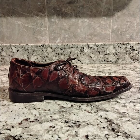 Brazilian Pirarucu Men\'s Dress Shoes Size 10.5 main image 7